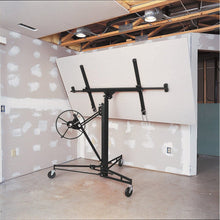 Load image into Gallery viewer, 11ft Drywall Lifter with Rolling Casters Panel Hoist Lifts Living and Home Black