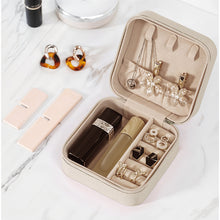 Load image into Gallery viewer, Portable PU Leather Travel Jewellery Box
