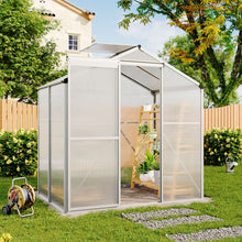 Load image into Gallery viewer, Aluminium Hobby Greenhouse with Window Opening