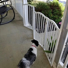 Load image into Gallery viewer, 82cm H Foldable Freestanding Pet Gate 3/4 Panels Safety Fence Pet Gates Living and Home 3 Panels