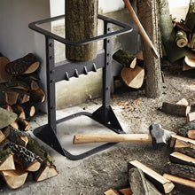 Load image into Gallery viewer, 34cm Steel Firewood Kindling Splitter Log Wood Cutter