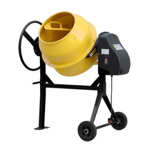Load image into Gallery viewer, 140L Electric Portable Cement Concrete Mixer with Wheels Living and Home