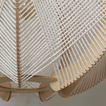 Load image into Gallery viewer, Lightsin Handcrafted Wooden LED Pendant Light with Modern Style Lightsin����