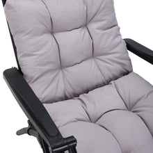 Load image into Gallery viewer, Livingandhome Outdoor Thickened Lounger Cushion - Grey