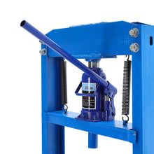 Load image into Gallery viewer, 6/12/20Ton Blue Hydraulic Shop Press with Press Plates Workshop Presses Living and Home