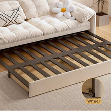 Load image into Gallery viewer, Cottonfy Cloud Elephant Ears Folding Corner Sofa Bed with Storage Cottonfy UK