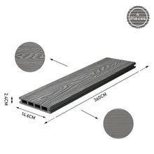 Load image into Gallery viewer, 8.4m2 WPC Decking Wood Grain Patterns Floor Set with Accessories Floor Planks Living and Home