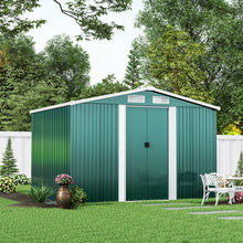 Load image into Gallery viewer, Livingandhome Large Metal Garden Tool Storage Shed