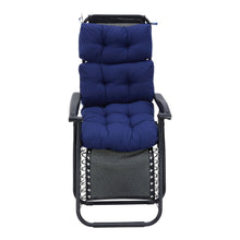 Load image into Gallery viewer, Livingandhome Tri-fold Outdoor Patio Chair Cushion - Blue