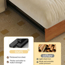 Load image into Gallery viewer, Cottonfy Solid Wood Folding Sofa Bed with Sleeper Chaise Cottonfy UK