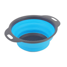 Load image into Gallery viewer, Collapsible Kitchen Silicone Colander Strainer Bowl Kitchen Storage Baskets Living and Home