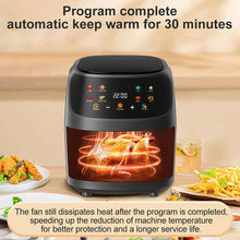 Load image into Gallery viewer, 5L White/Black Digital Smart Air Fryer with Visible Window Kitchen Appliances Living and Home