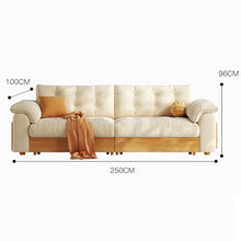 Load image into Gallery viewer, Cottonfy Solid Wood Folding Sofa Bed with Sleeper Chaise Cottonfy UK