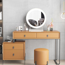 Load image into Gallery viewer, Contemporary Round Vanity Mirror with LED Lights Living and Home