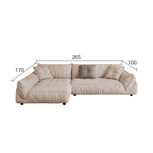 Load image into Gallery viewer, Cottonfy Cat-Scratch Resistant Fabric Elephant Ears Style Corner Sofa Living and Home Corner-1