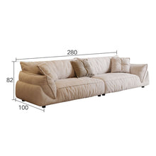 Load image into Gallery viewer, Cottonfy Cat-Scratch Resistant Fabric Elephant Ears Style Corner Sofa Living and Home 2-Seater