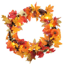 Load image into Gallery viewer, Fall Wreath for Front Door Halloween Thanksgiving Decoration Living and Home