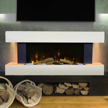 Load image into Gallery viewer, Contemporary Wall Mounted/Freestanding Fireplace Mantel for Living Room Fireplace Suites Living and Home