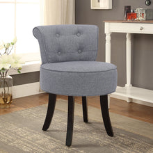 Load image into Gallery viewer, Upholstered Vanity Stool Makeup Dressing Chair