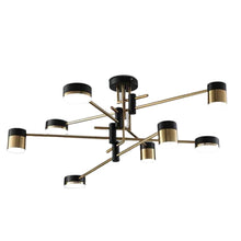 Load image into Gallery viewer, Lightsin Minimalist Gold and Black Ceiling Light Lightsin