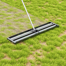 Load image into Gallery viewer, Garden Lawn Levelling Rake with Aluminium Alloy Rollers