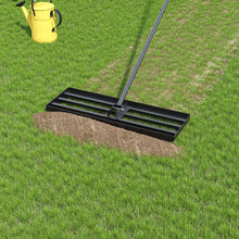 Load image into Gallery viewer, Lawn Levelling Rake with 213cm Stainless Steel Handle