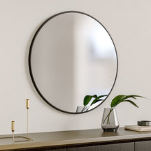 Load image into Gallery viewer, Nordic Round Bathroom Framed Mirror Wall Hanging