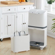 Load image into Gallery viewer, 48L Plastic Step On Multi-Compartments Rubbish & Recycling Bin Kitchen Waste Bins Living and Home