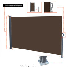 Load image into Gallery viewer, Retractable Single Side Awning - Grey Awnings Living and Home