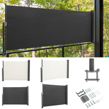 Load image into Gallery viewer, Side Awning Retractable Outdoor Privacy Screen for Garden Balcony Terrace Awnings Living and Home
