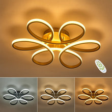 Load image into Gallery viewer, Black Frame Modern Dimmable/White LED Chandelier Ceiling Light Ceiling Light Fixtures Living and Home Dimmable