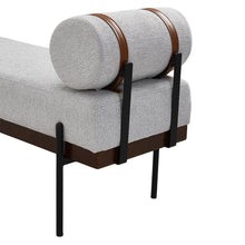 Load image into Gallery viewer, Upholstered Bench with a Removable Pillow