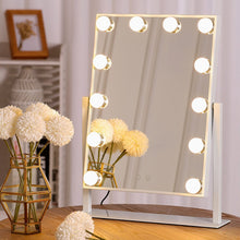Load image into Gallery viewer, Adjustable Large Rectangular Lighted Makeup Mirror Living and Home