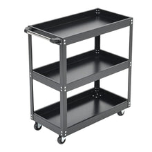 Load image into Gallery viewer, 3 Tier Rolling Tool Cart Storage Organizer Tool Storage Cabinets Living and Home