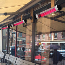 Load image into Gallery viewer, 2kW Adjustable Garden Outdoor Warmer Wall Mounted Patio Heater Pink Light patio heater Living and Home