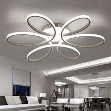 Load image into Gallery viewer, Floral 6 Rings Modern LED Ceiling Light Non-Dimmable Petal Flower-Shaped Light Ceiling Light Living and Home