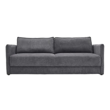 Load image into Gallery viewer, Grey 3-Seater Sleeper Sofa Bed polyester/corduroy Living and Home