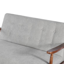 Load image into Gallery viewer, Solid Wooden Frame Upholstered Tufted Sofa