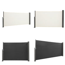 Load image into Gallery viewer, Side Awning Retractable Outdoor Privacy Screen for Garden Balcony Terrace Awnings Living and Home