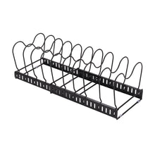 Load image into Gallery viewer, Expandable Pot Pan Lid Rack Pan Organiser with 10 Dividers