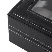 Load image into Gallery viewer, Elegant Faux Leather Watch Display Case with 6 Slots