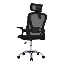 Load image into Gallery viewer, Swivel Office Chair with Headrest-Black