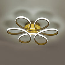 Load image into Gallery viewer, Golden Frame Modern Cool White LED Chandelier Ceiling Light Ceiling Light Fixtures Living and Home