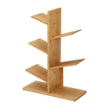 Load image into Gallery viewer, 5-Tier Wooden Tree Bookshelf