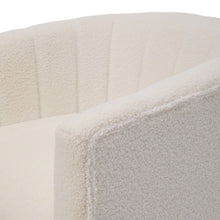Load image into Gallery viewer, Upholstered Swivel Accent Armchair - White