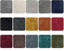 Load image into Gallery viewer, Cottonfy Tofu Block Vintage Chenille Fabric Sofa Stain Resistant Navy Blue Cottonfy UK Customized Customized Full-Paid
