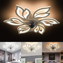 Load image into Gallery viewer, 65cm Dia. Modern Flower Shape Ceiling Fan with Light Ceiling Fans Living and Home