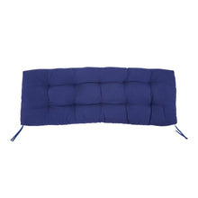 Load image into Gallery viewer, Livingandhome Outdoor Patio Bench Seating Cushion - Blue