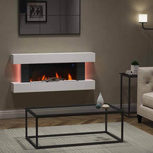 Load image into Gallery viewer, Contemporary Wall Mounted/Freestanding Fireplace Mantel for Living Room Fireplace Suites Living and Home