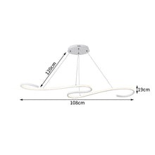 Load image into Gallery viewer, Modern LED Pendant in S Shape Pendant Living and Home